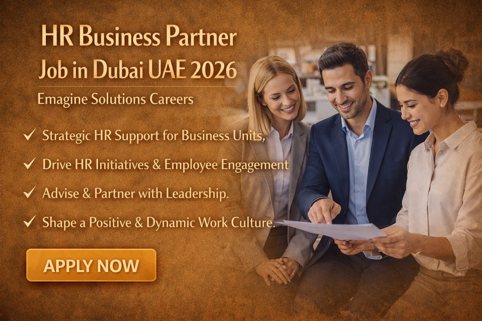 HR Business Partner Job in Dubai