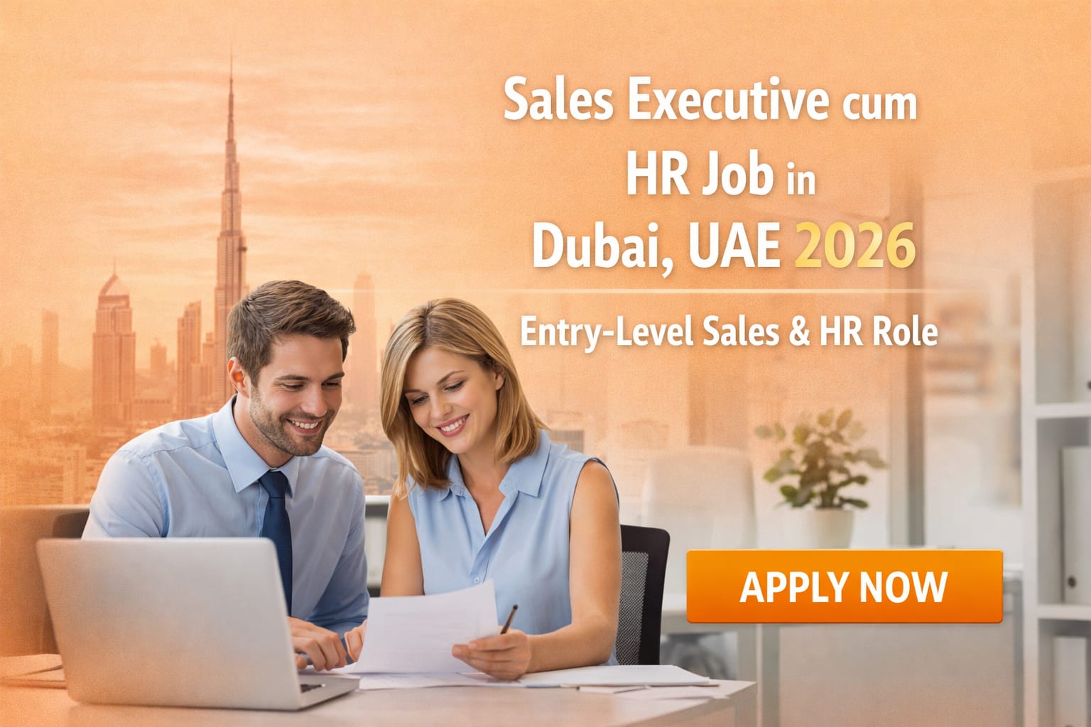 Sales Executive Cum HR Job in Dubai