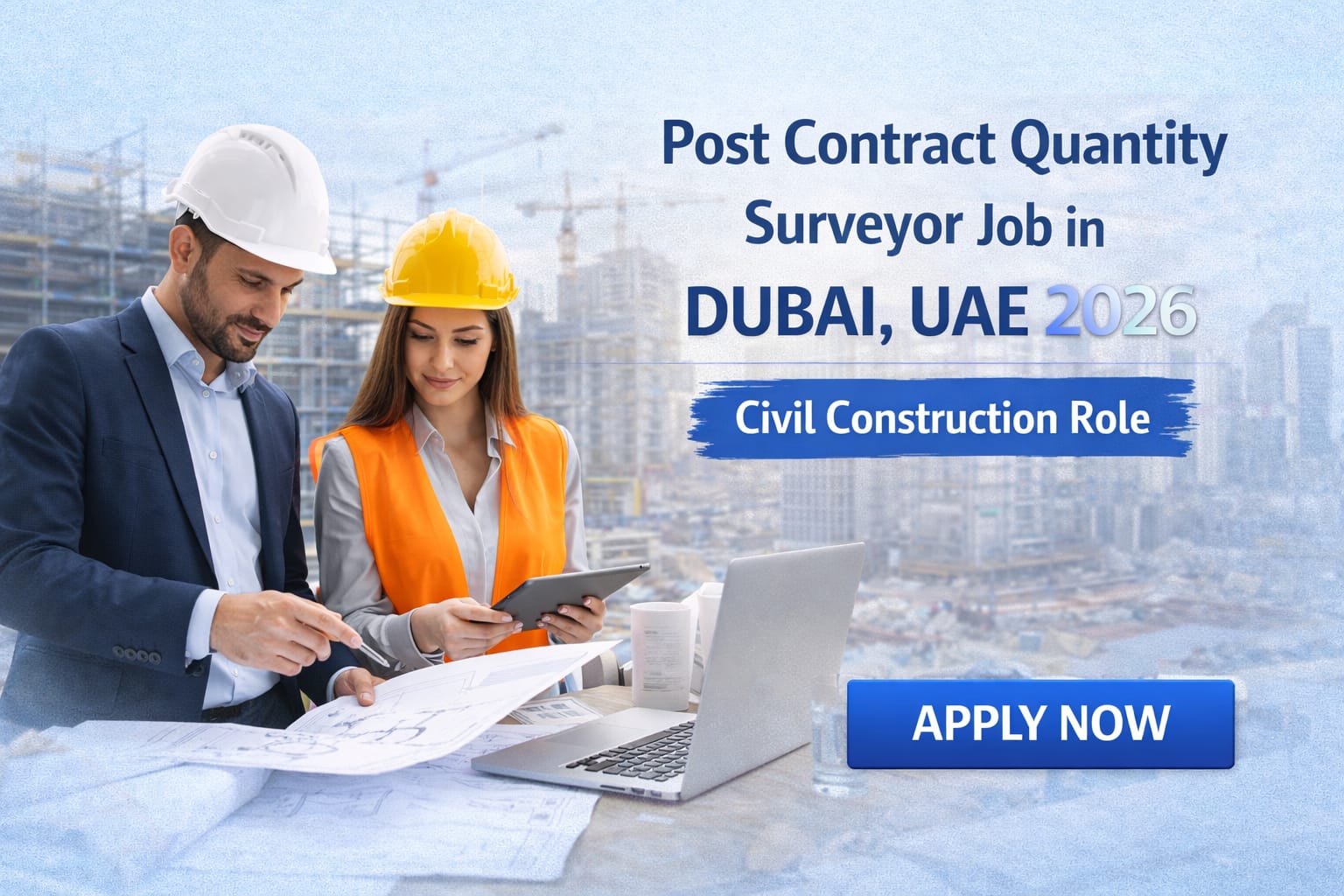Post Contract Quantity Surveyor Job in Dubai