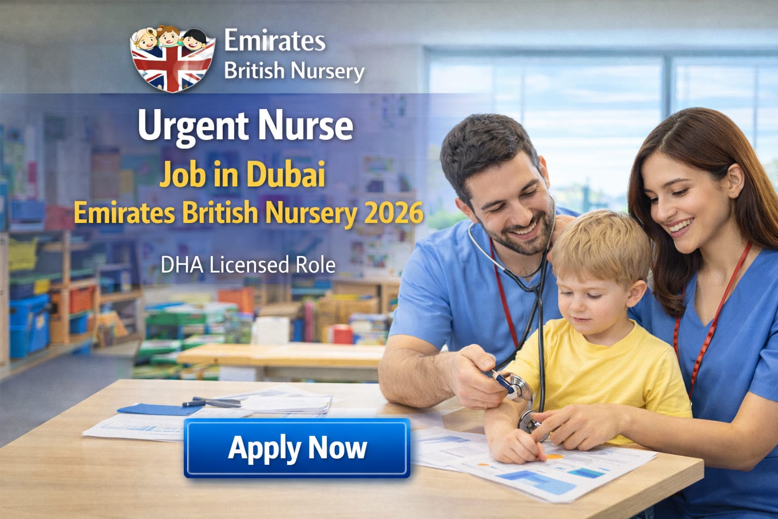 Nurse Job in Dubai Emirates British Nursery