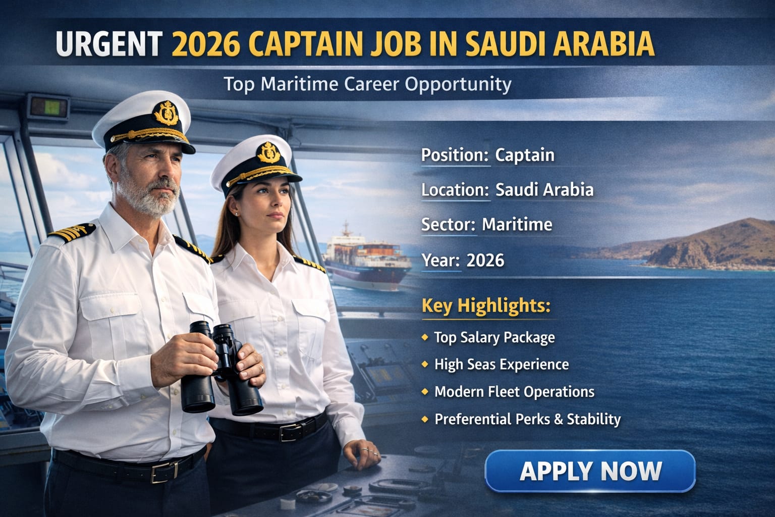 Port Captain Job in Saudi Arabia