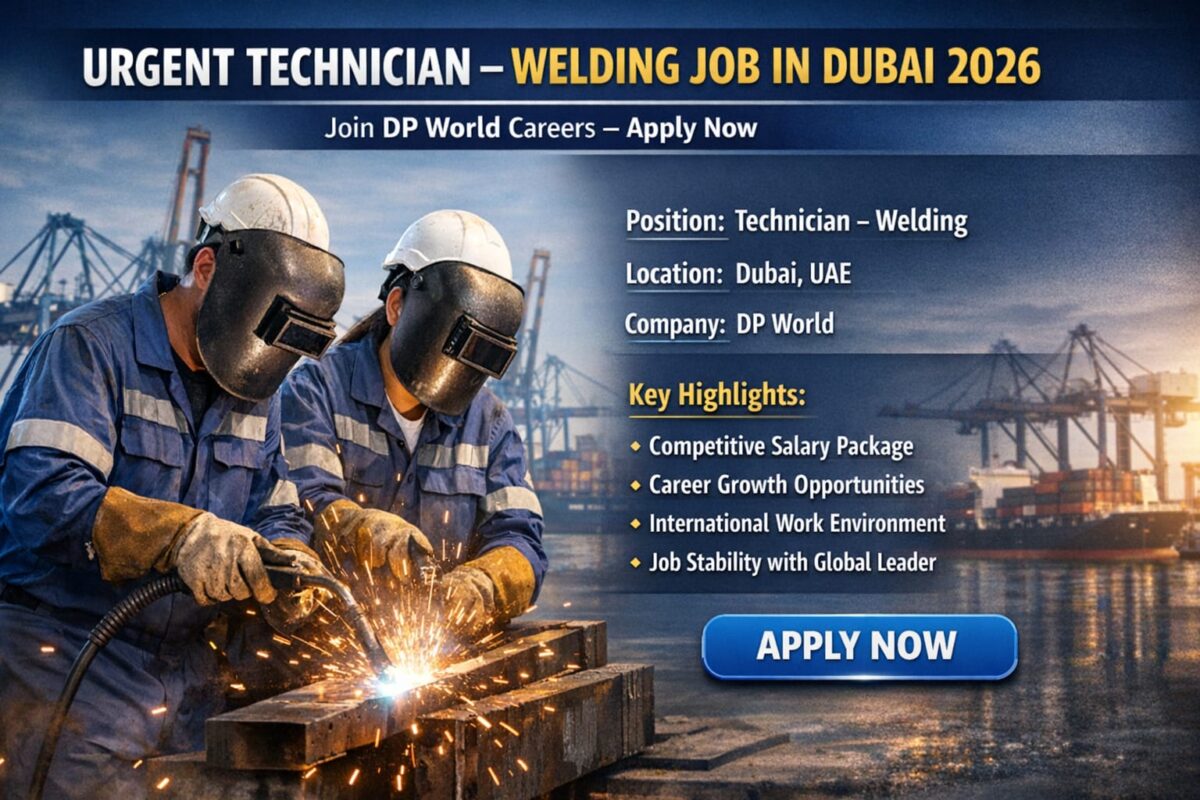 Technician Welding Job in Dubai