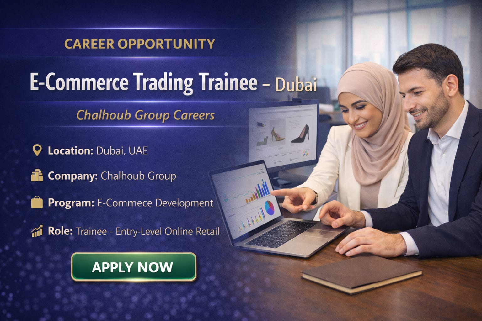 E-commerce Trading Trainee Job in Dubai