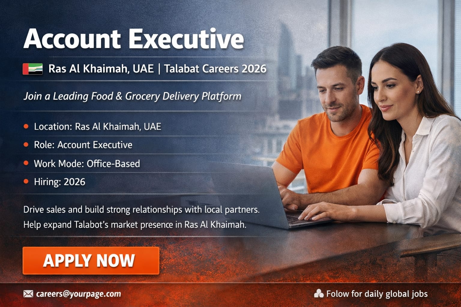 Account Executive Job in Ras Al Khaimah UAE