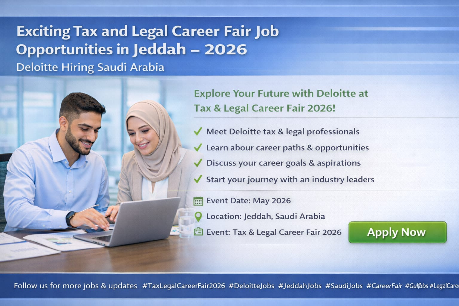 Tax and Legal Career Fair Job in Jeddah Saudi Arabia