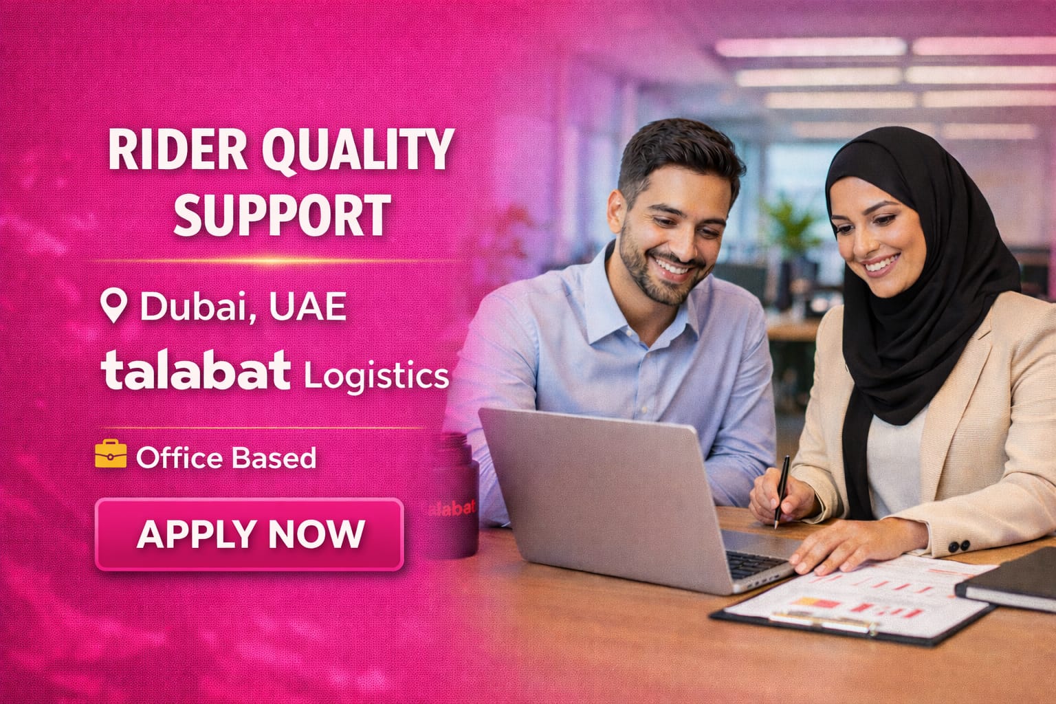 Rider Quality Support Job in Dubai UAE