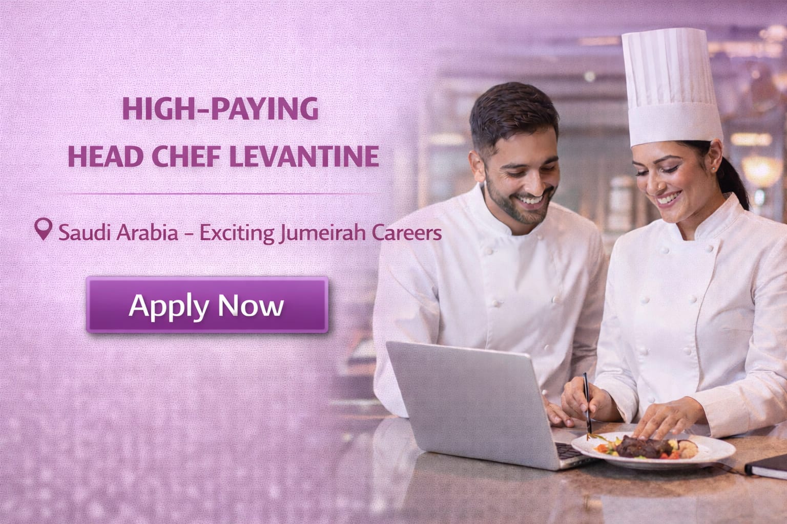 Head Chef Levantine Job in Saudi Arabia