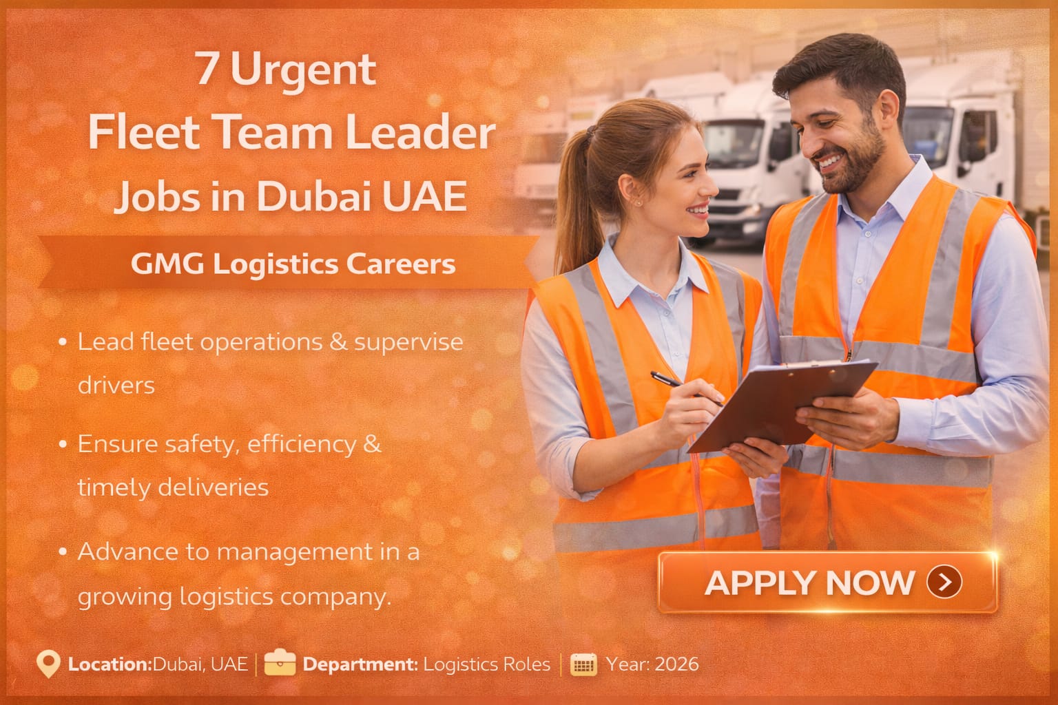 Fleet Team Leader Jobs in Dubai UAE