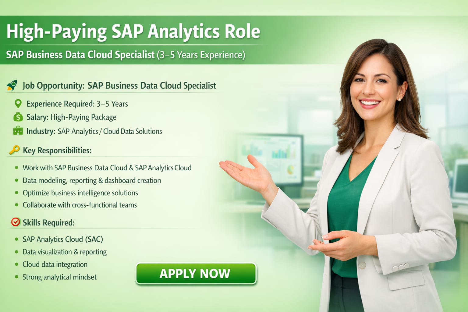 SAP Business Data Cloud Specialist Job