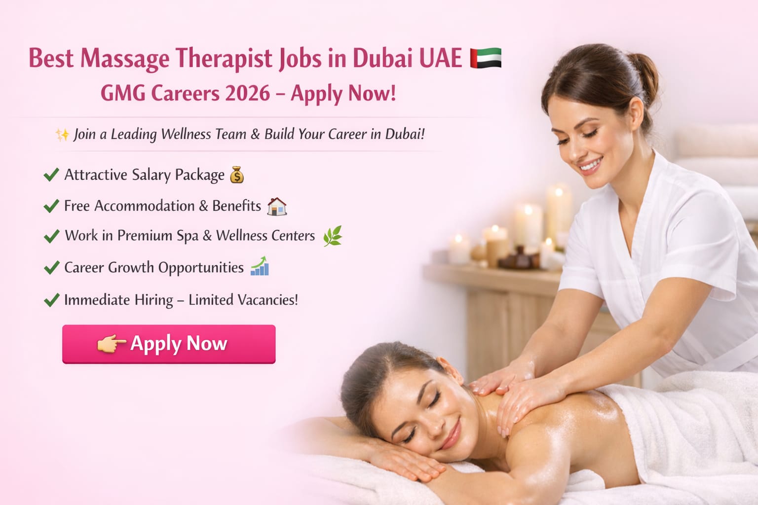 Massage Therapist Jobs in Dubai UAE