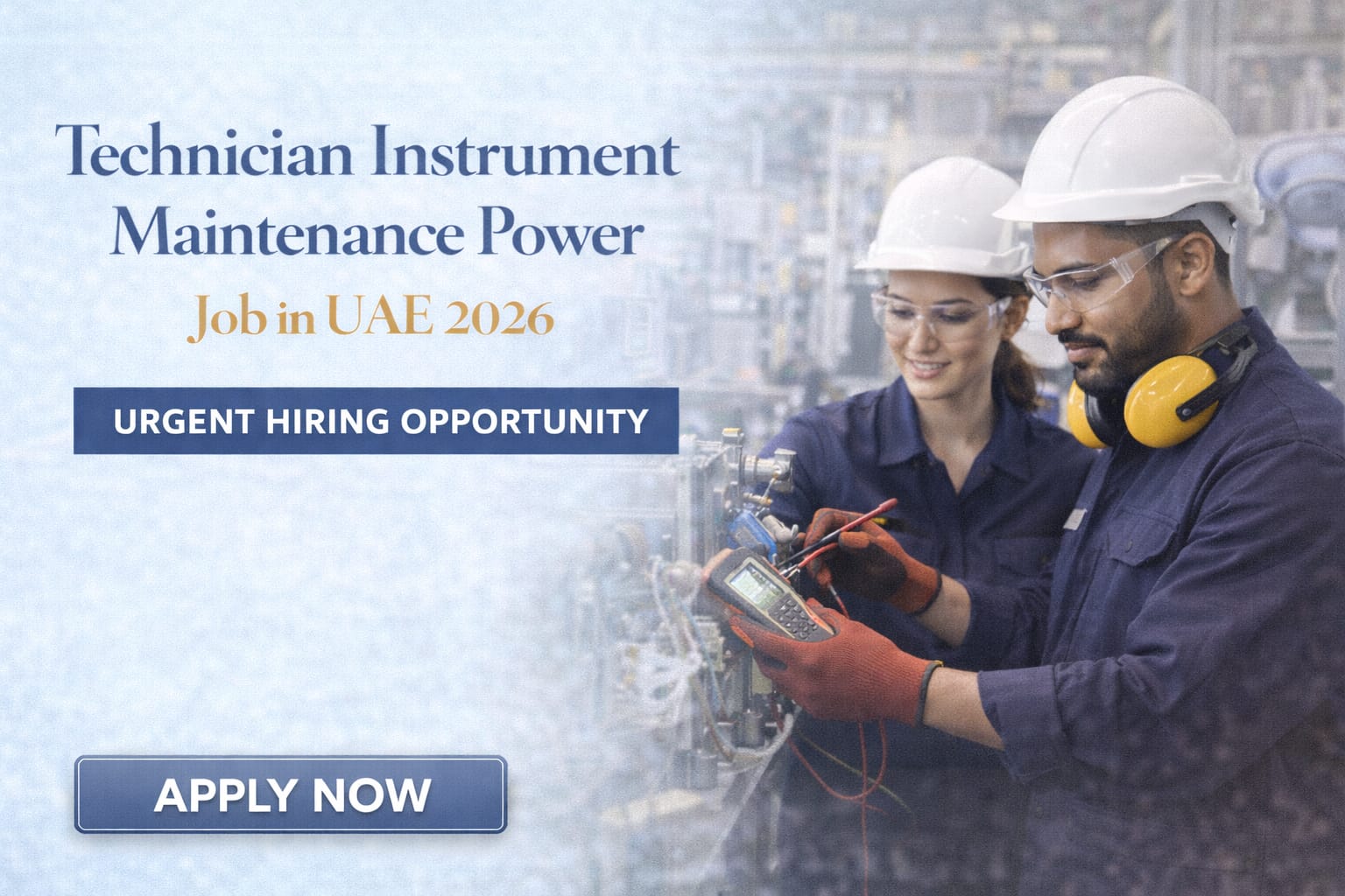 Technician Instrument Maintenance Power UAE Job