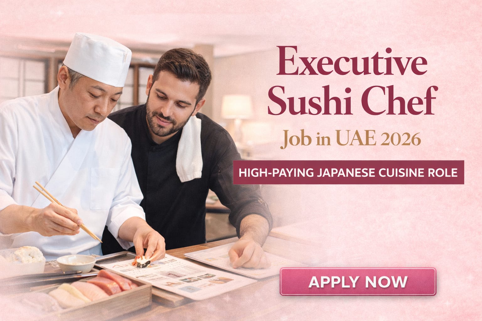 Executive Sushi Chef Job in UAE