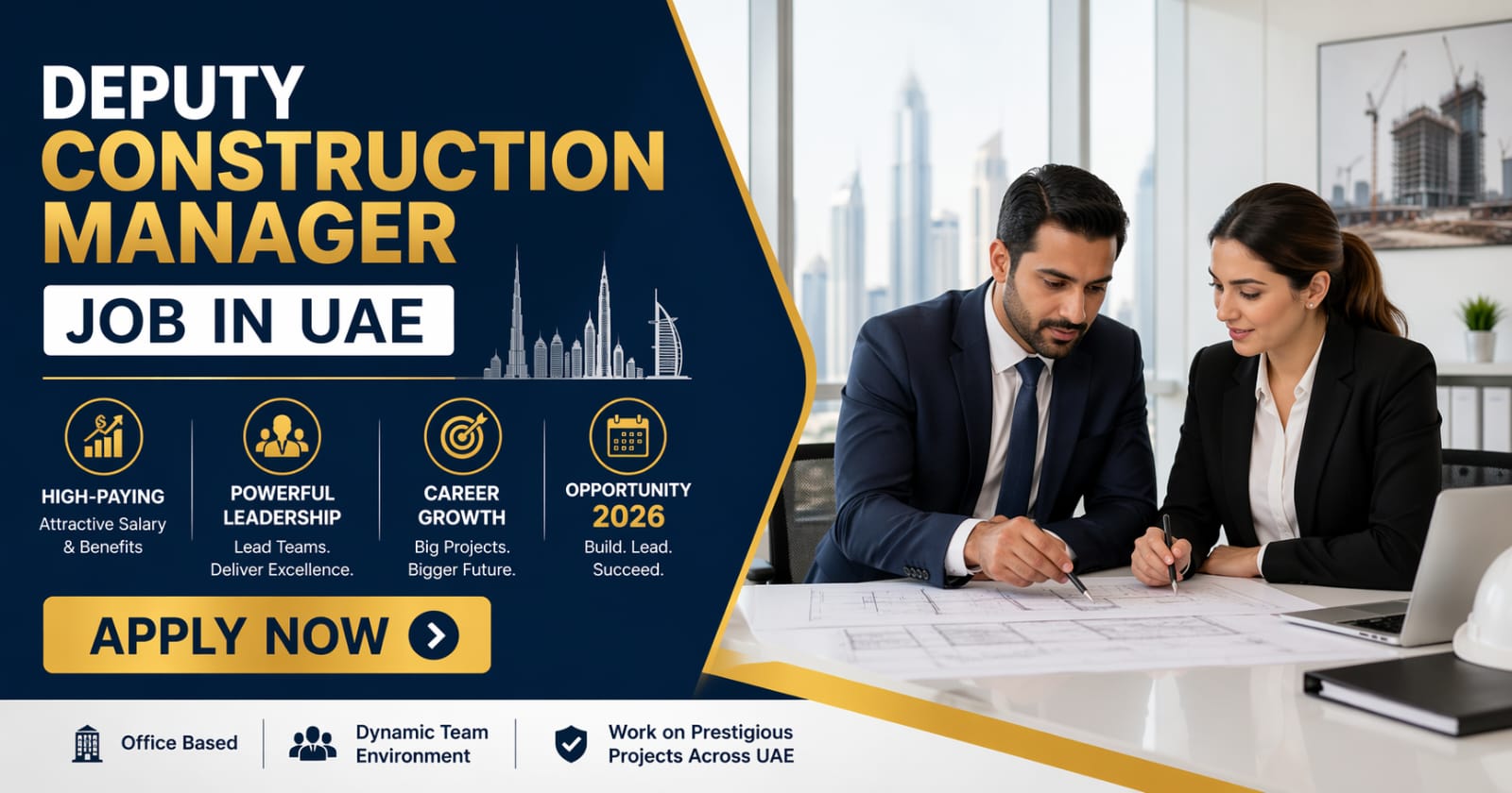 Deputy Construction Manager Job in UAE