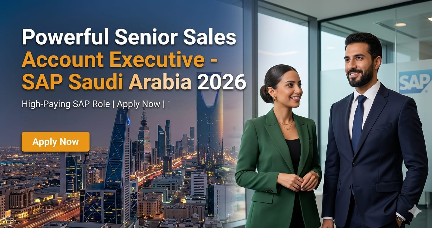 Senior Sales Account Executive Job in Saudi Arabia
