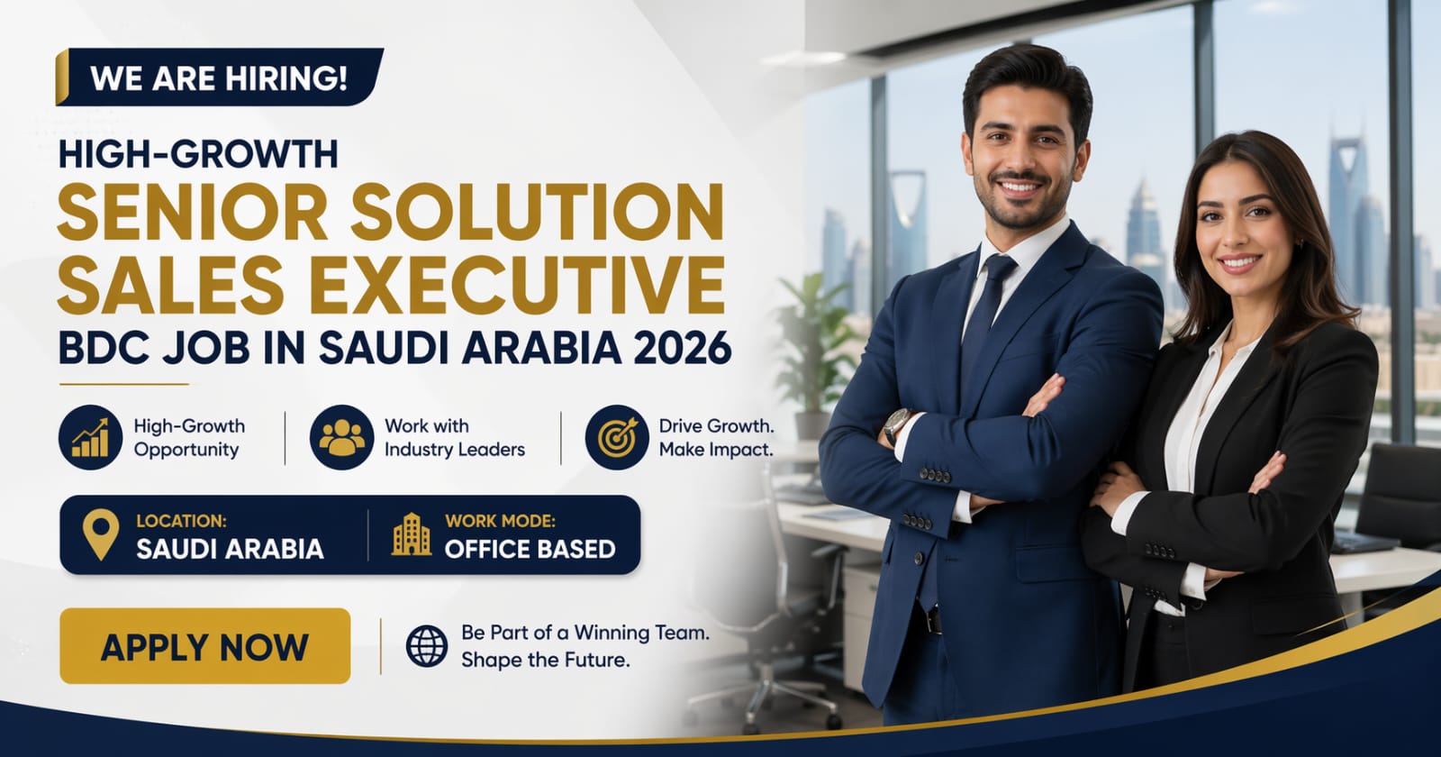 Senior Solution Sales Executive BDC Job in Saudi Arabia