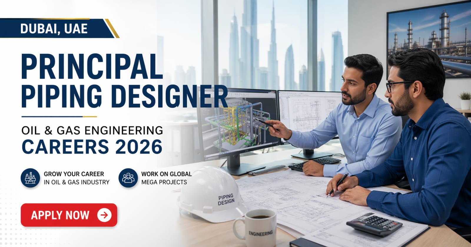 Principal Piping Designer Job in Dubai UAE