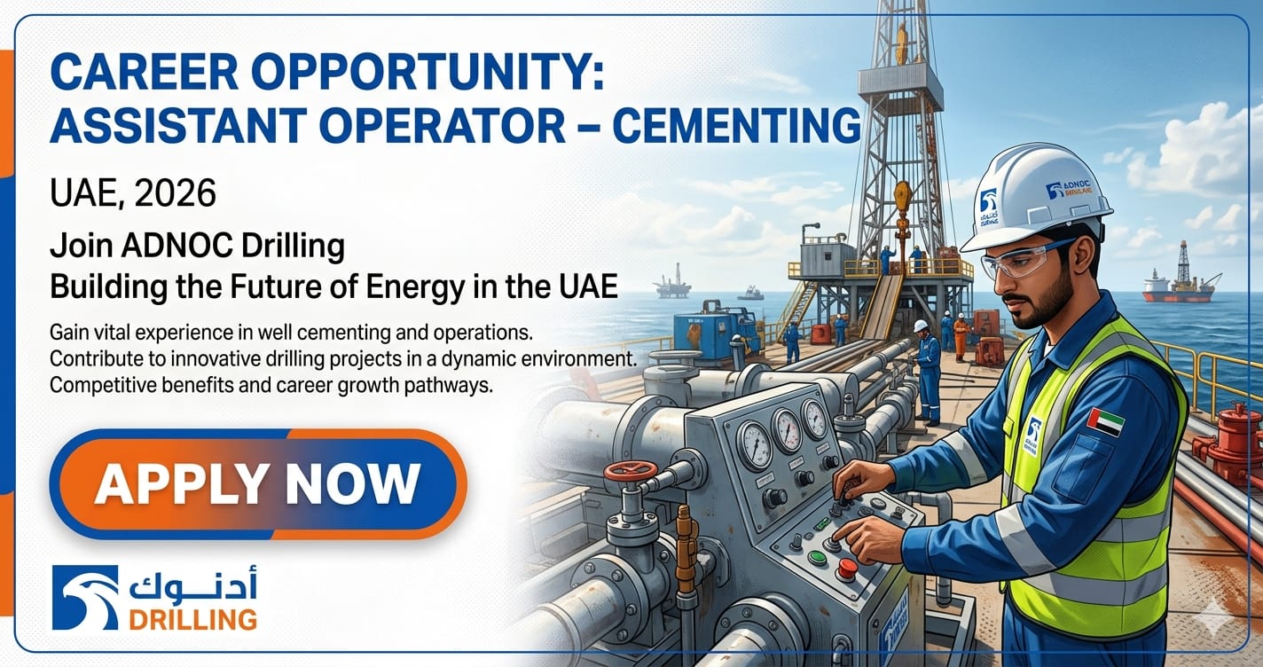 Assistant Operator Cementing Job in UAE