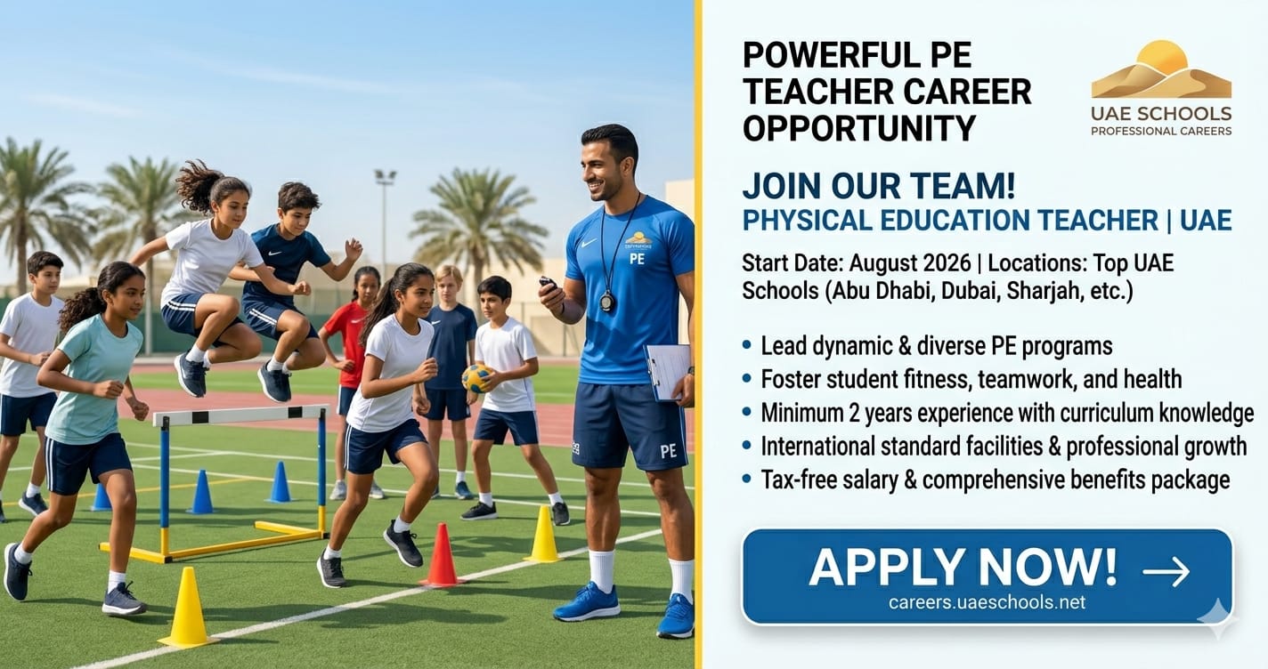 Physical Education Teacher Job in UAE