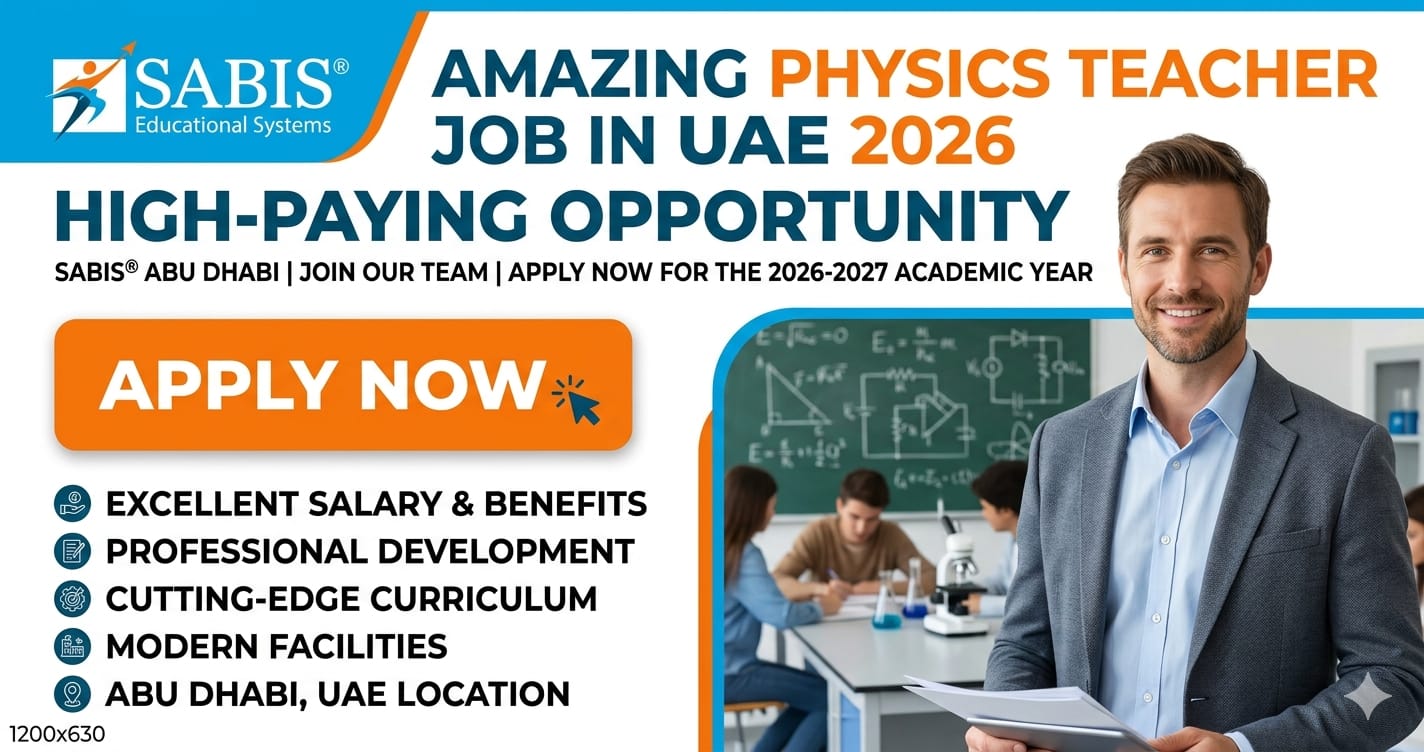 Physics Teacher Job in UAE