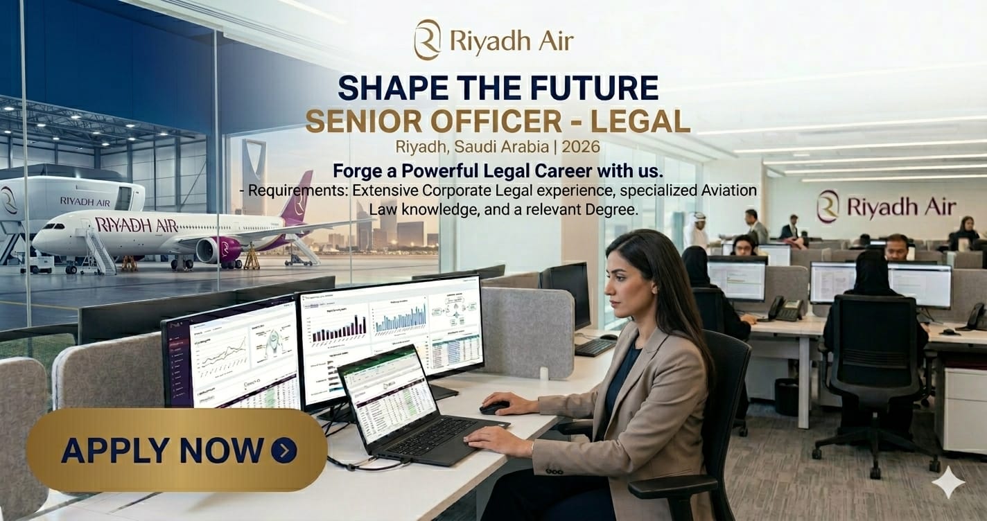 Senior Officer Legal Job in Riyadh Air