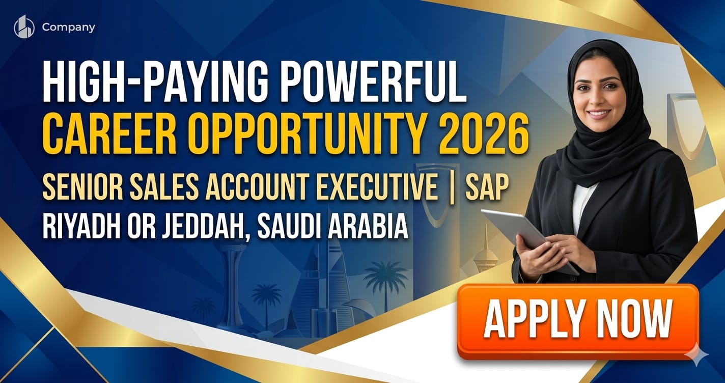 Senior Sales Account Executive Job in Saudi Arabia SAP
