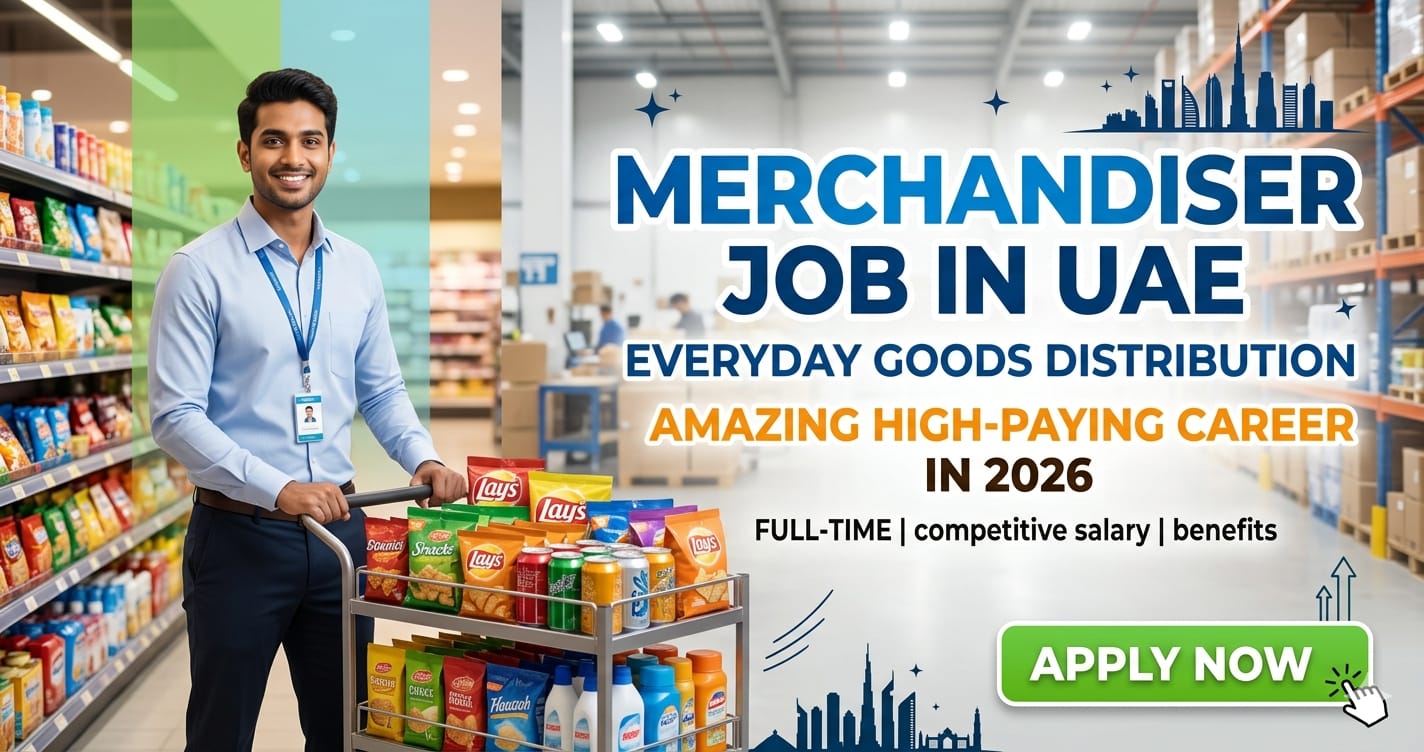 Merchandiser Job in UAE Everyday Goods DistributionMerchandiser Job in UAE Everyday Goods Distribution