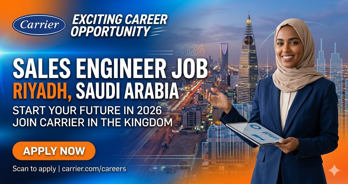 Sales Engineer Job in Riyadh Saudi Arabia