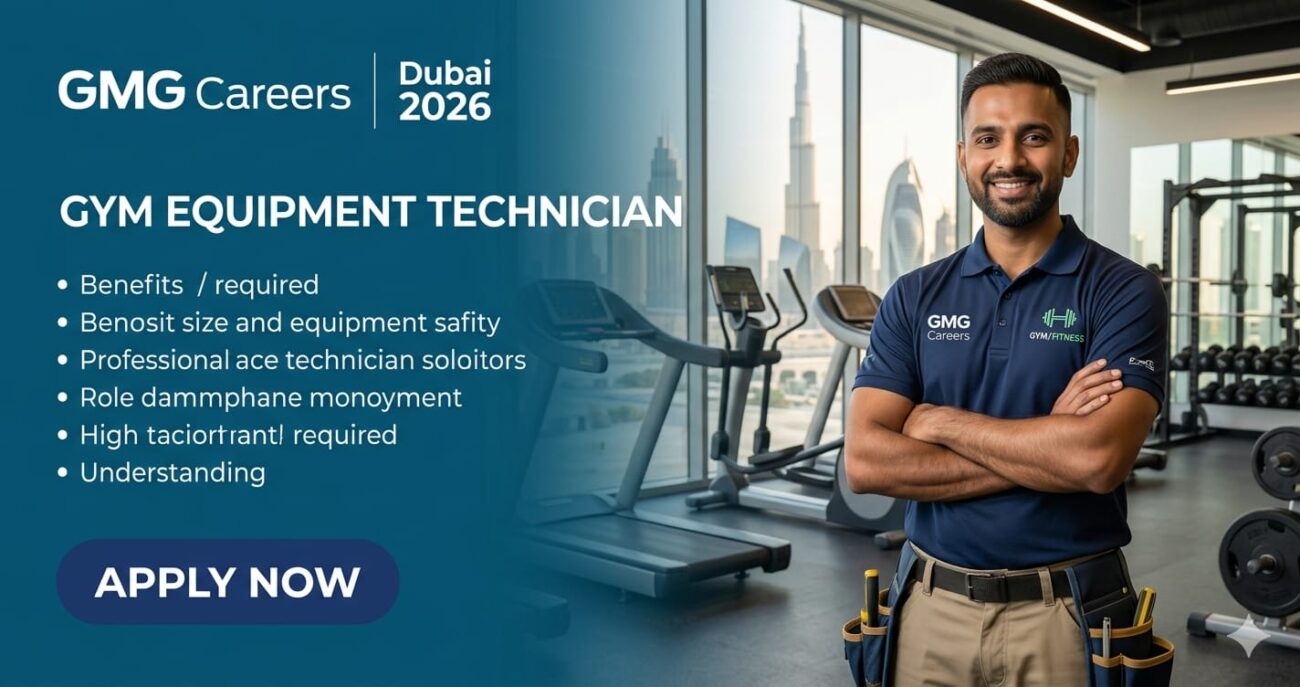 Exciting Gym Equipment Technician Job in Dubai 2026 | In-Demand GMG Career