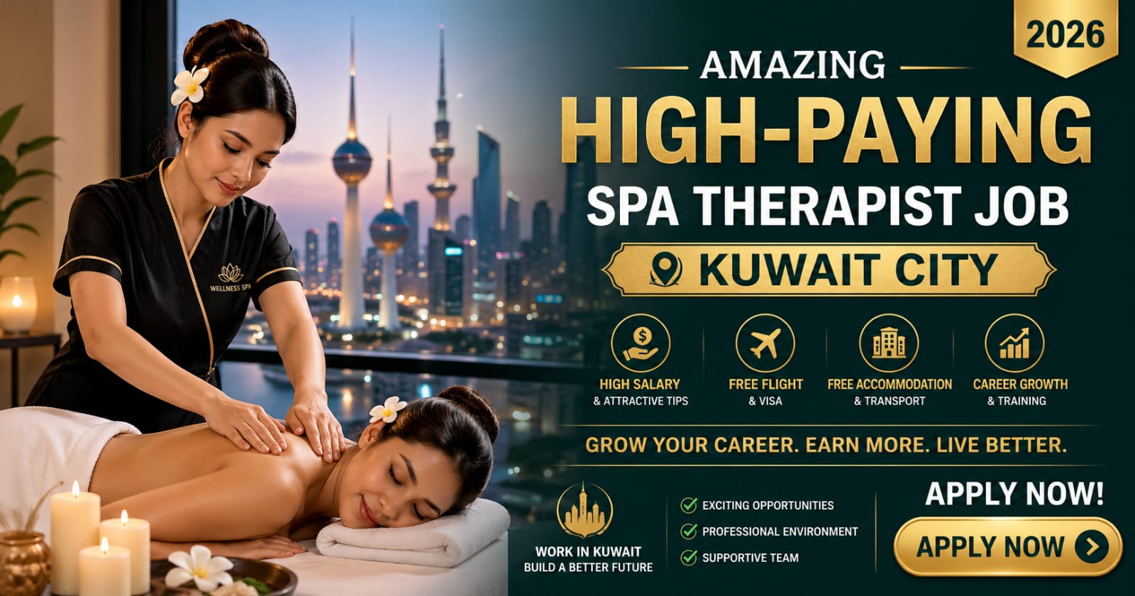 Spa Therapist Job in Kuwait City