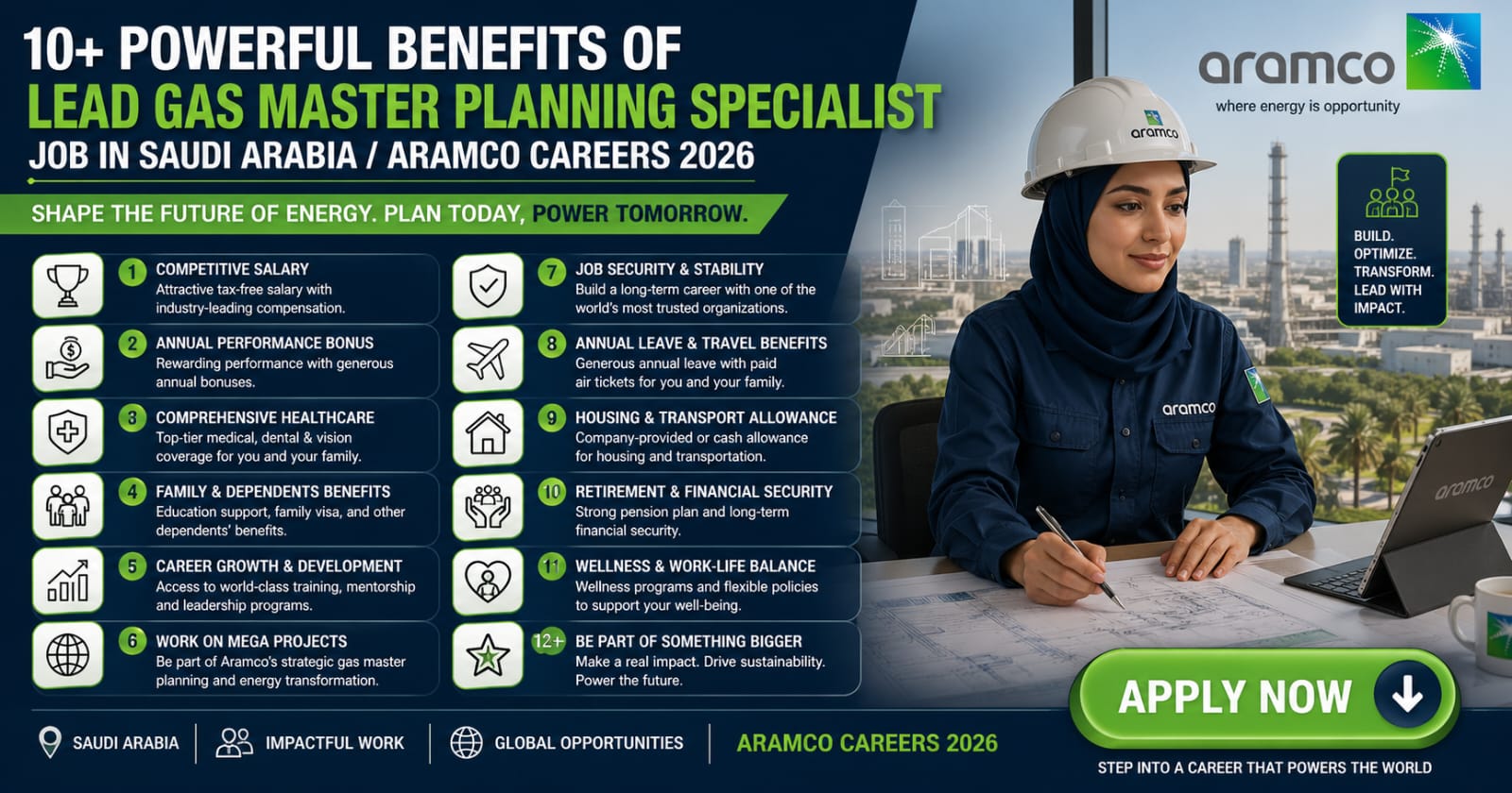 Lead Gas Master Planning Specialist Job in Saudi Arabia