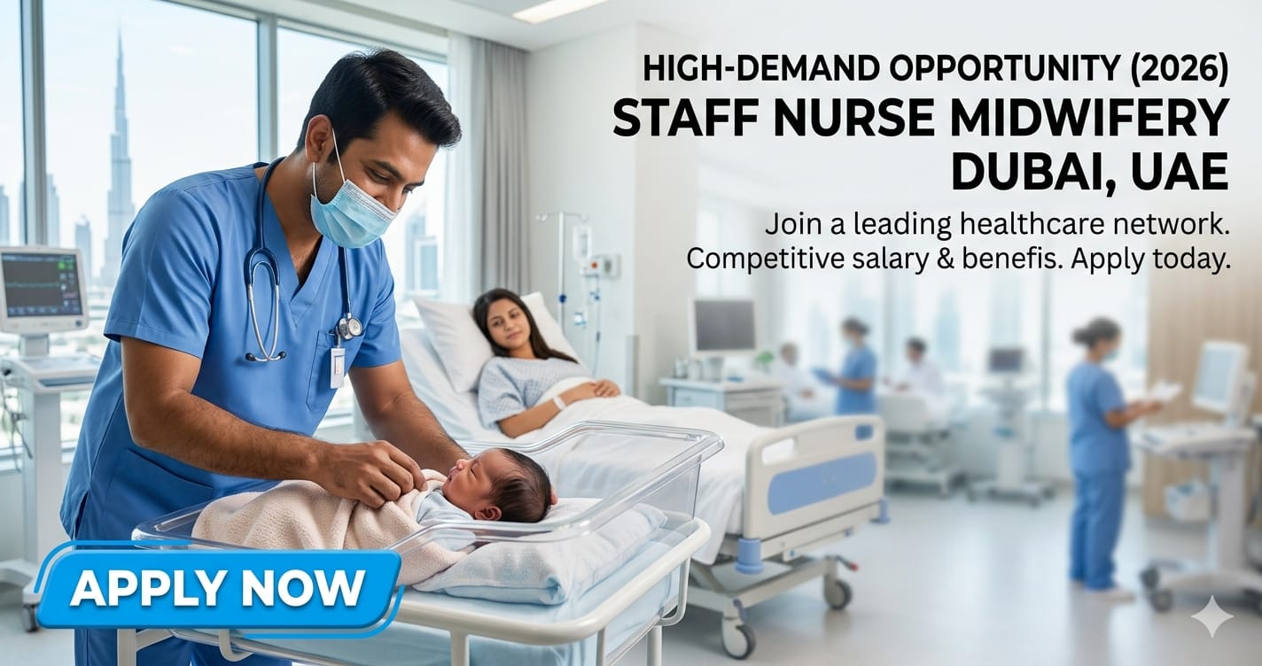Staff Nurse Midwifery Job in Dubai
