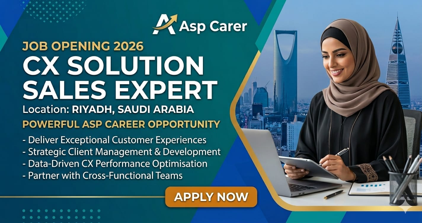 CX Solution Sales Expert Job in Riyadh