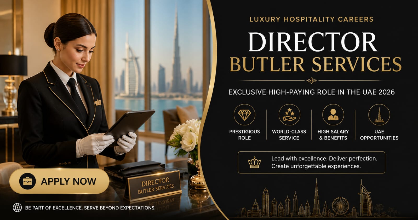 Luxury Director Butler Services Job UAE 2026: Exclusive High-Paying Hospitality Role