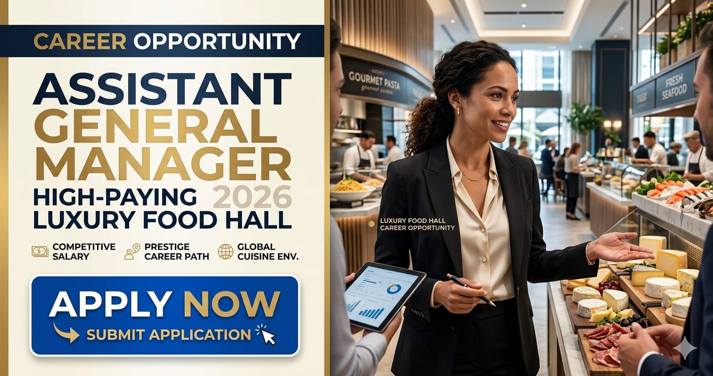 Assistant General Manager Conservatory Food Hall Job UAE 2026 – Ultimate Luxury Career Opportunity