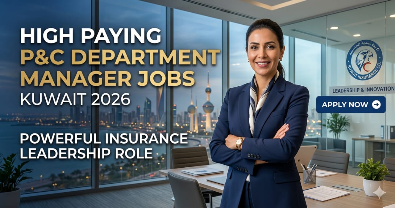 High Paying P&C Department Manager Jobs Kuwait 2026 – Powerful Insurance Leadership Role