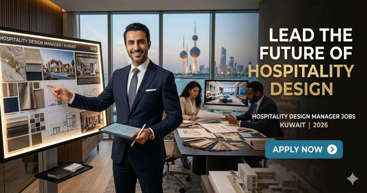 High Paying Hospitality Design Manager Jobs Kuwait 2026 – Powerful Creative Leadership Role