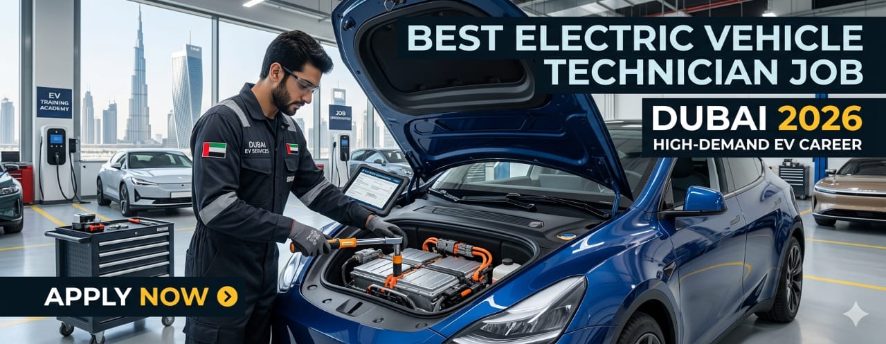 Best Electric Vehicle Technician Jobs Dubai 2026 – High-Demand EV Career