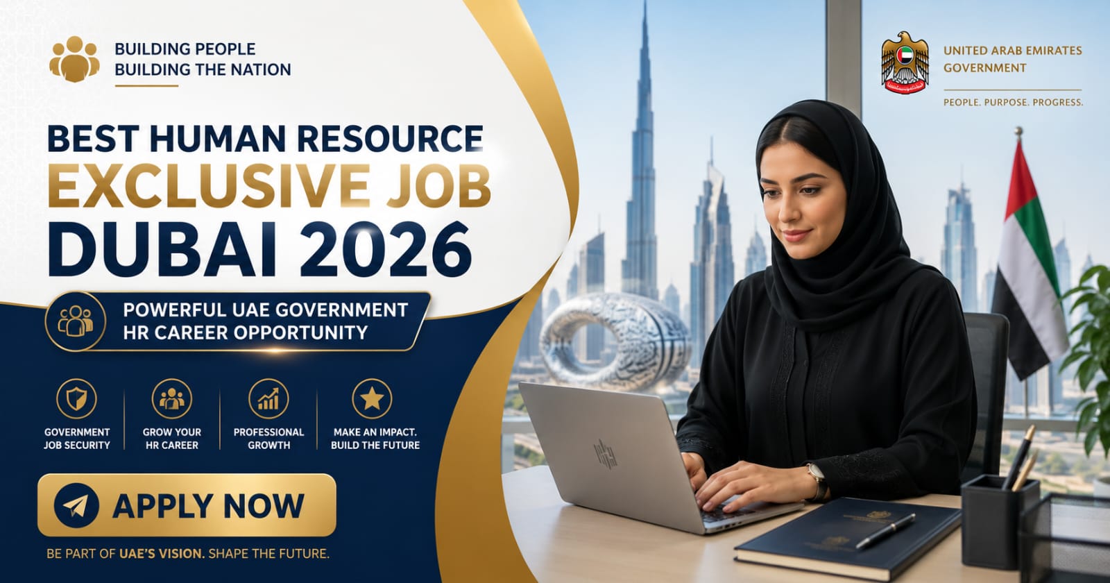 Best Human Resource Executive Jobs Dubai 2026 – Powerful UAE Government HR Career Opportunity