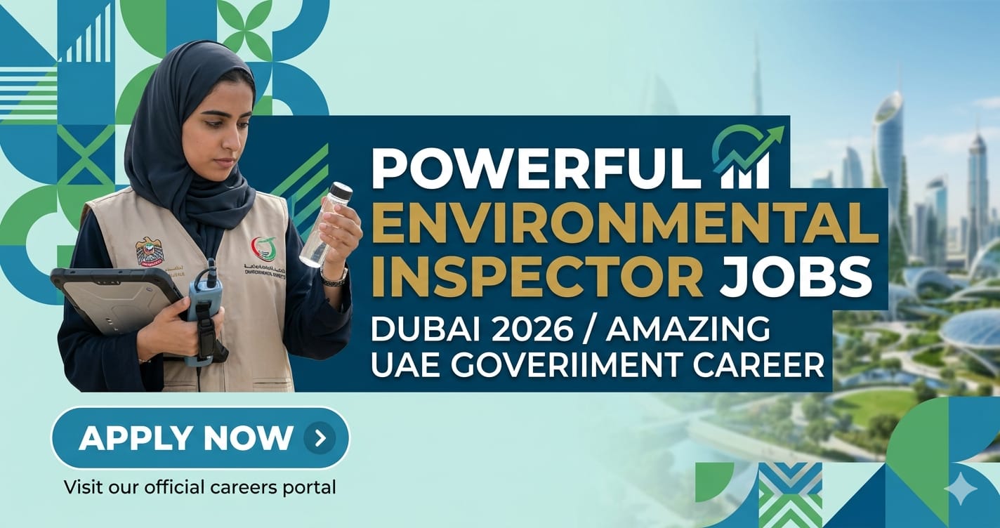 Powerful Environmental Inspector Jobs Dubai 2026 | Amazing UAE Government Careers