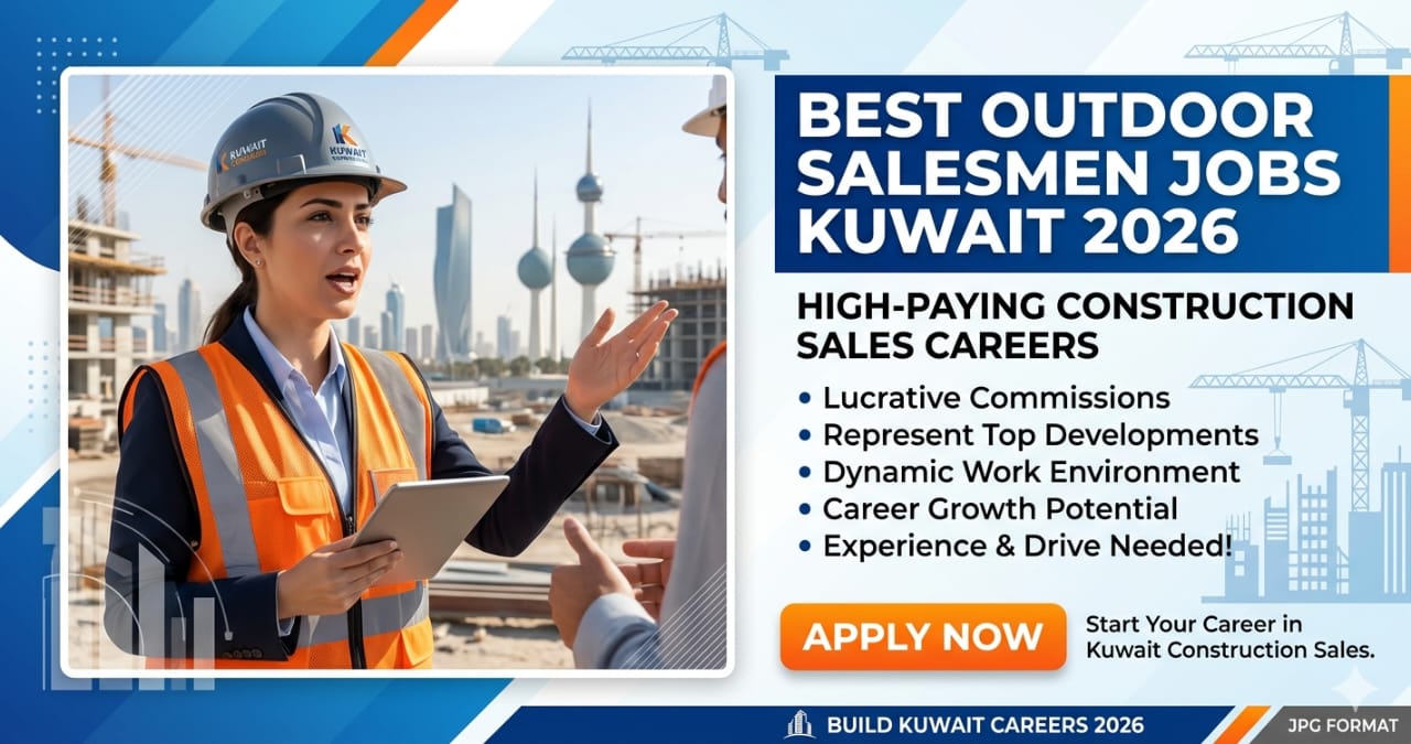 Best Outdoor Salesman Jobs Kuwait 2026 | High-Paying Construction Sales Careers