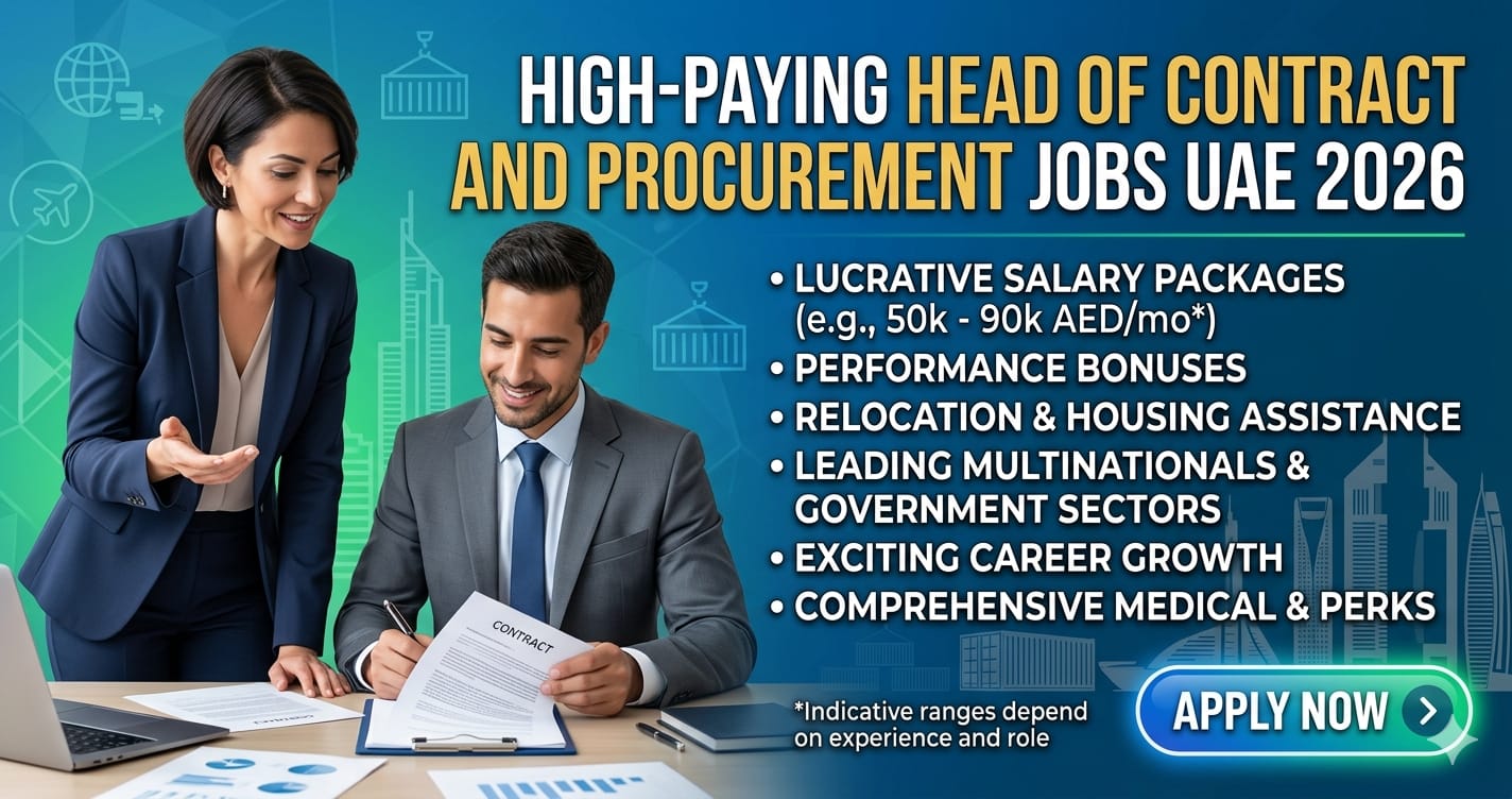 Best High-Paying Head of Contract & Procurement Jobs UAE 2026