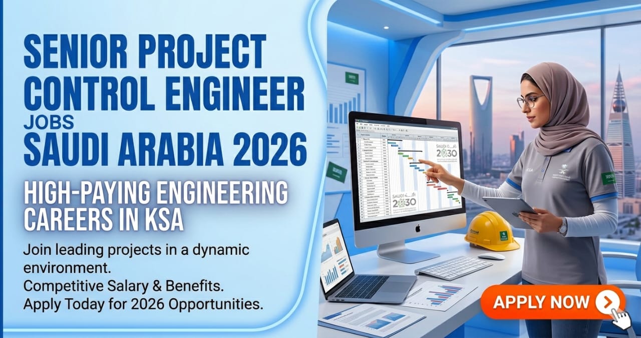 Best Senior Planning Project Control Engineer Jobs Saudi Arabia 2026 | Exclusive High-Paying Engineering Careers