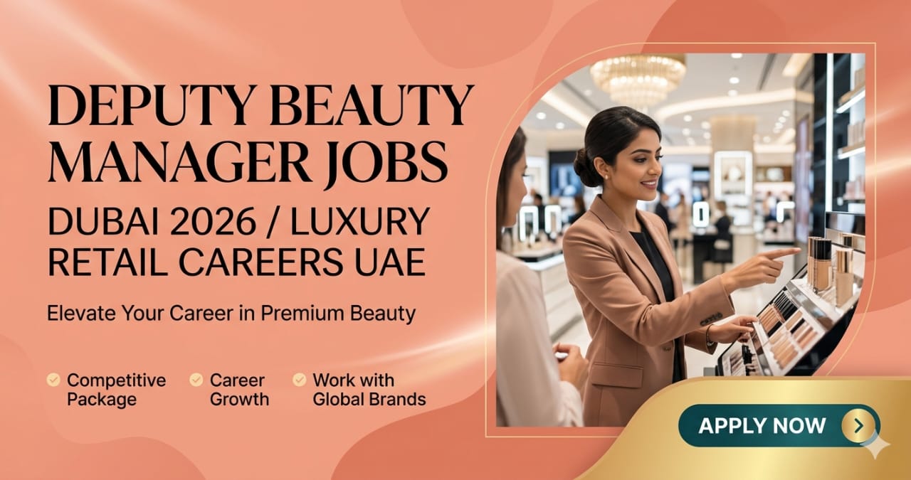 Deputy Beauty Manager Jobs Dubai 2026 | Luxury Retail Careers UAE