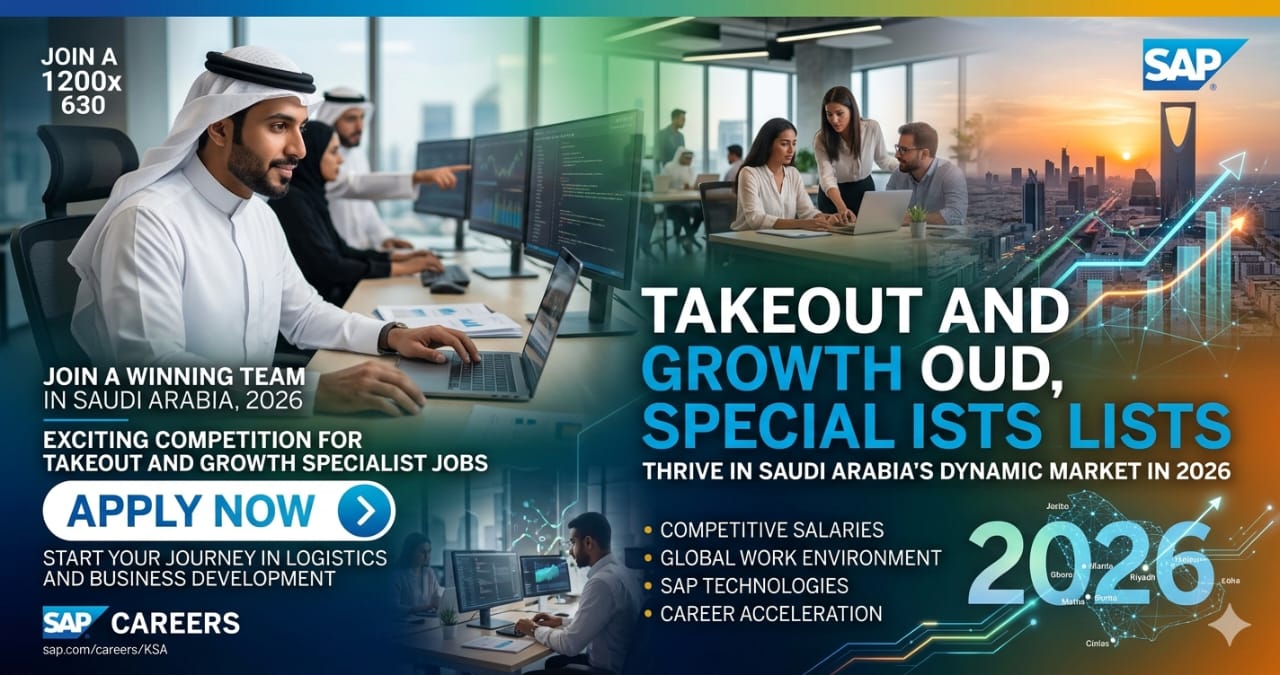 Exciting Competitive Takeout & Growth Specialist Jobs Saudi Arabia 2026 | SAP Careers