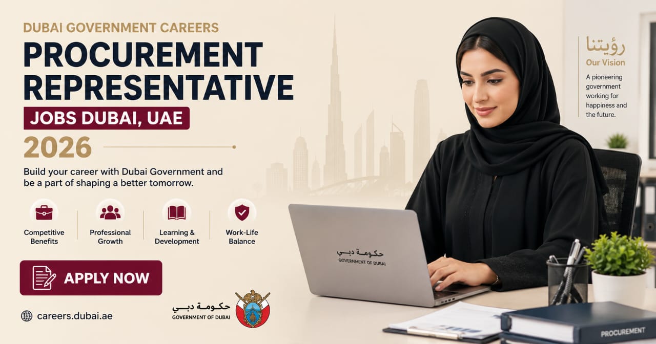 Procurement Representative Jobs Dubai UAE 2026 | Dubai Government Careers
