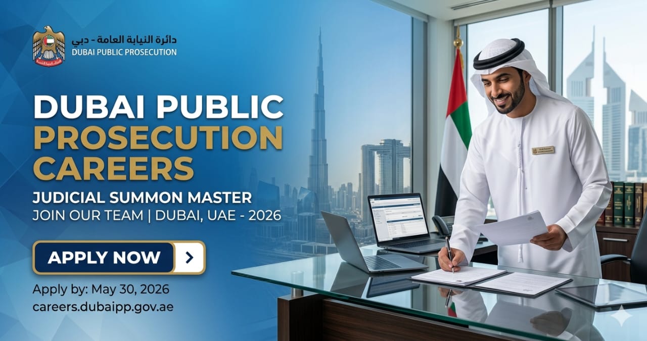 Judicial Summon Master Dubai UAE 2026 | Dubai Public Prosecution Careers