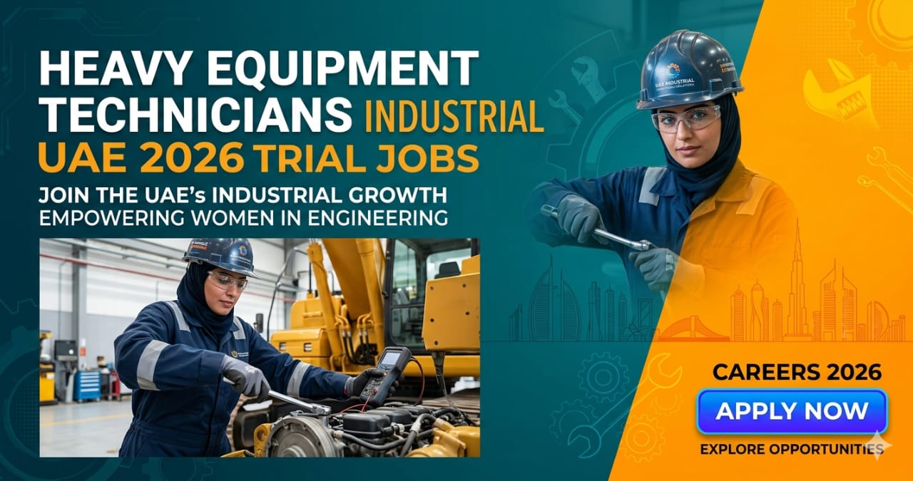 Heavy Equipment Technicians UAE 2026 | Industrial Jobs UAE