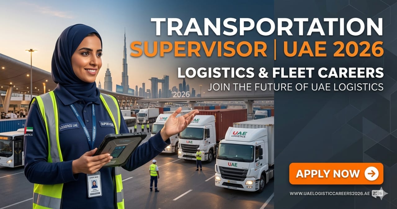 Transportation Supervisor UAE 2026 | Logistics & Fleet Careers