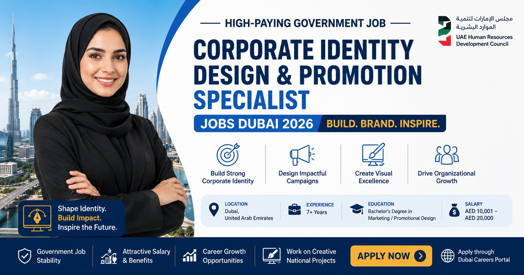 Powerful High-Paying Corporate Identity Design and Promotion Specialist Jobs Dubai 2026