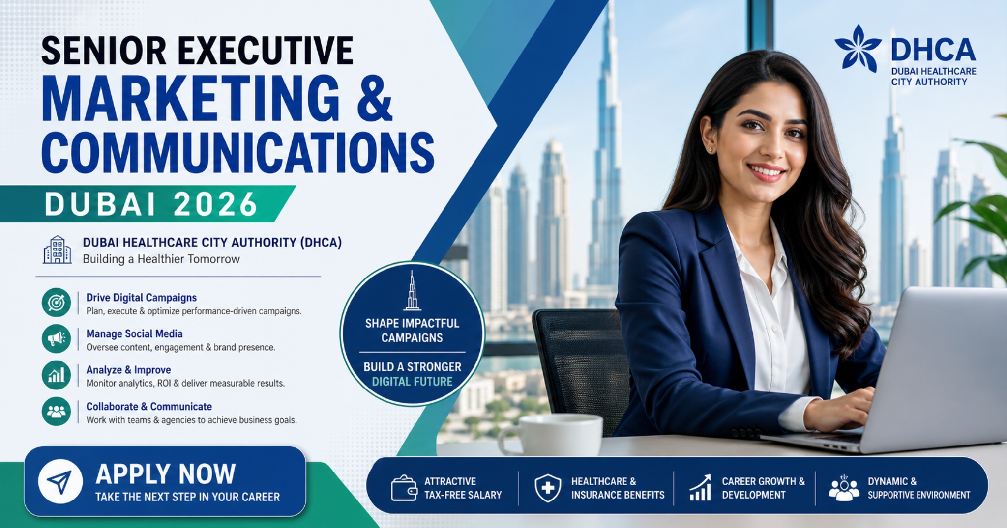 Senior Executive Marketing Communications Dubai 2026 – Best High-Paying Job Opportunity